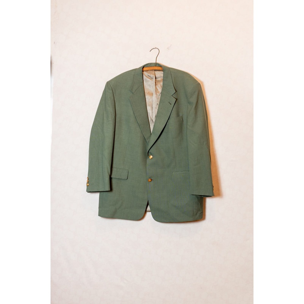 Vintage Jack Nicklaus Men's Olive Green Golf Sports Coat, Tournament Series, 44R